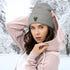 Giraffe Embroidered Cuffed Beanie-Unisex